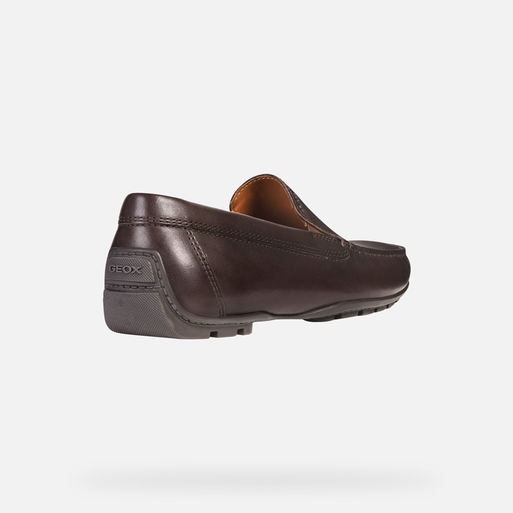 Mocassins Geox Homem Marrom Escuro - Moner 2Fit - FEKRW4578